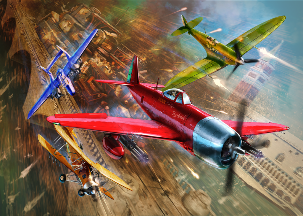 「P-47 ACES」、再びアーケードの前線へ飛び立て！ EXA-ARCADIAから自社プラットフォーム向けに『P-47 ACES改』を大発表！ 「生きるために空を高く飛べ、エースたちよ」