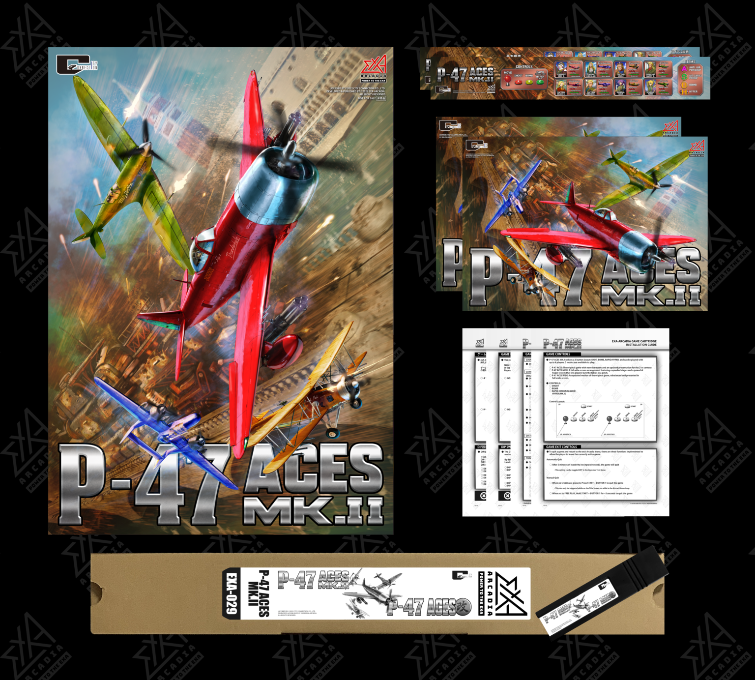 P-47 ACES MARK II EXA LABEL<br>Software Kit product content image 1